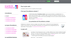 Desktop Screenshot of incontinence-urinaire-pipi.com